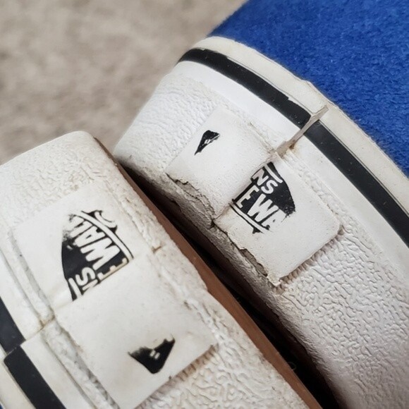 Vans Blue Suede Filmore Sneakers Mens size 7, Womens sz 9 - Picture 9 of 12